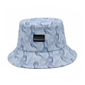 100% Polyester Sublimation Printing Bucket Hat Woven Label